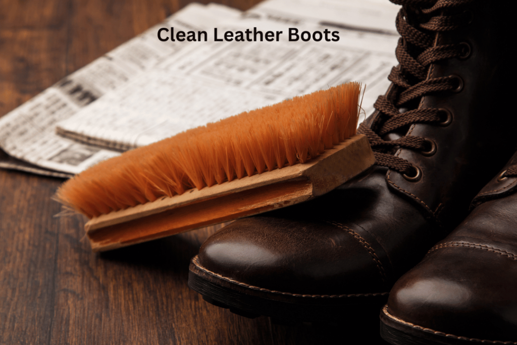 Leather Boot Cleaning 1