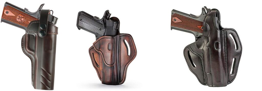 1911 Holster Leather combined image