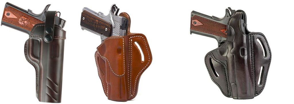 1911 Leather Holster combined image