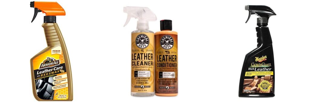 Auto Leather Seat Cleaner combined image