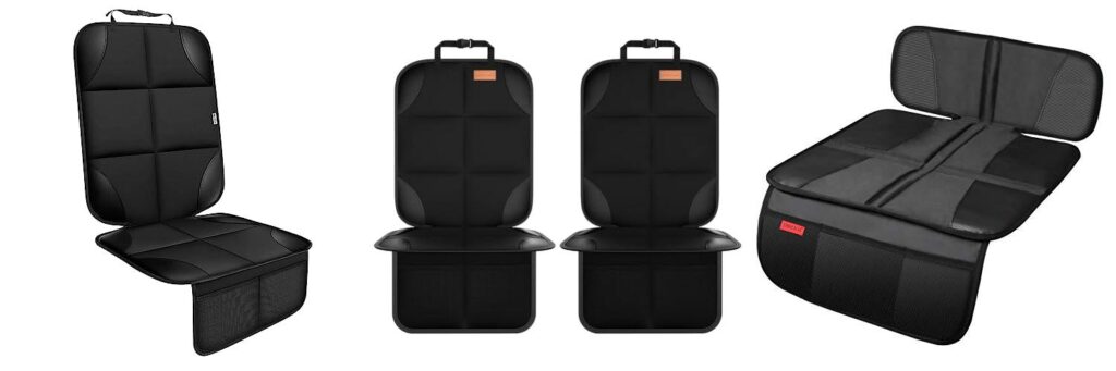 Car Seat Protector For Leather Seats combined image