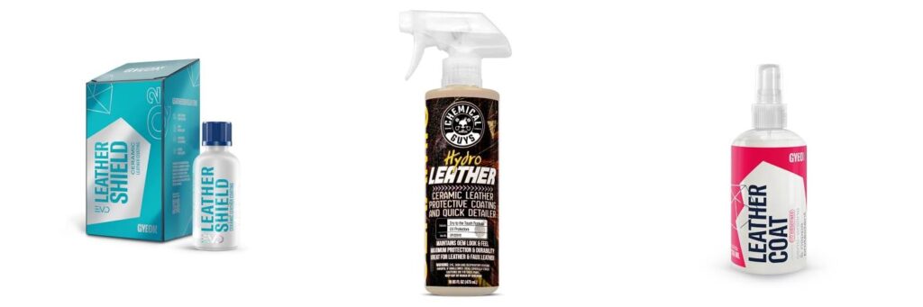 Ceramic Leather Coating combined image
