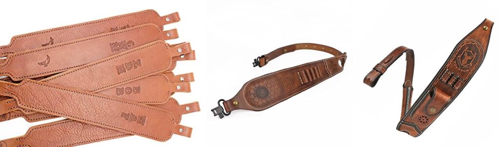 Custom Leather Rifle Slings combined image