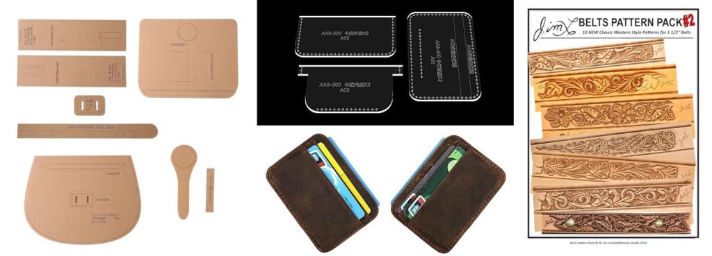 Free Leather Patterns combined image
