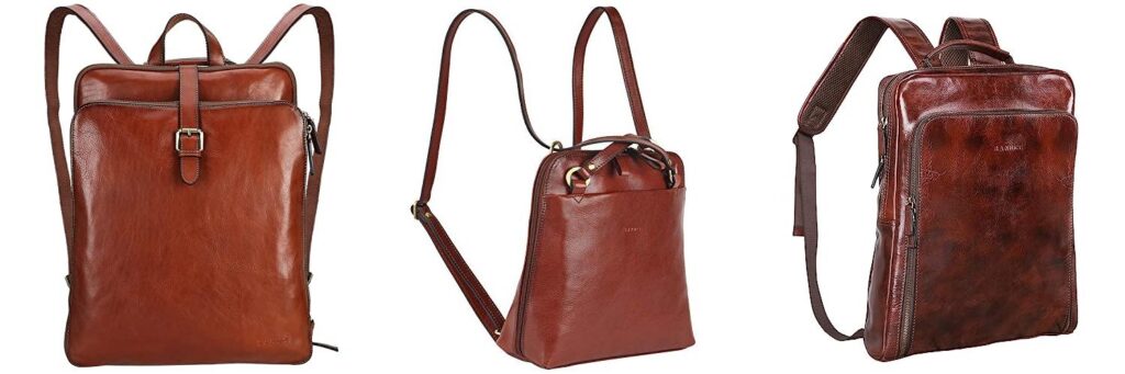 Italian Leather Backpacks combined image