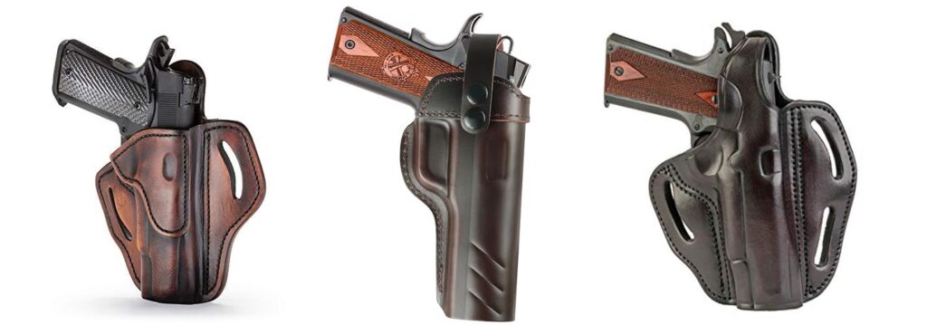 Leather 1911 Holster combined image