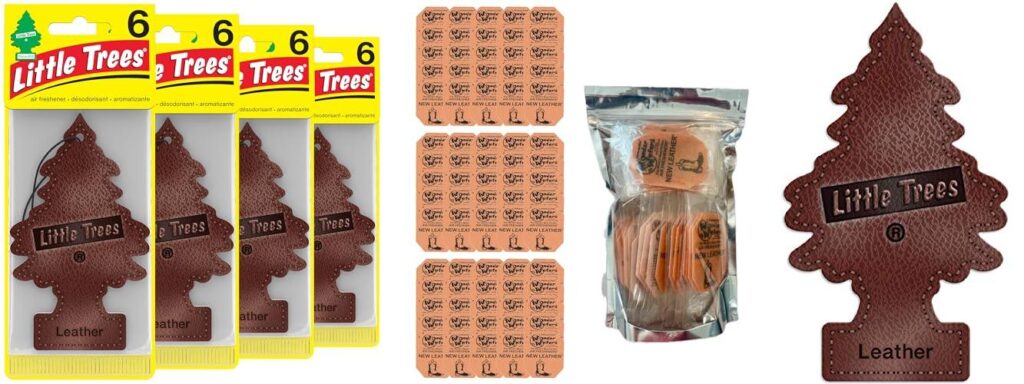 Leather Air Freshener For Car combined image