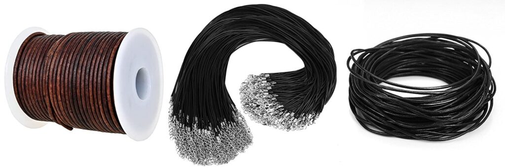 Leather Cord For Jewelry Making combined image