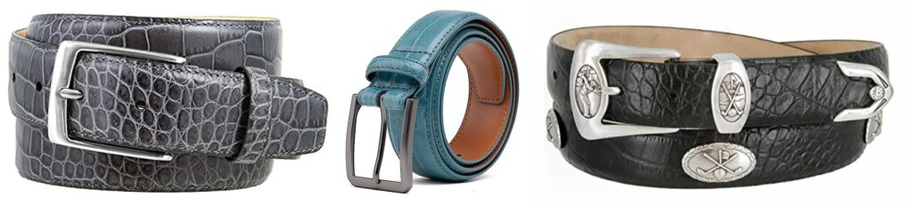 Leather Golf Belts combined image