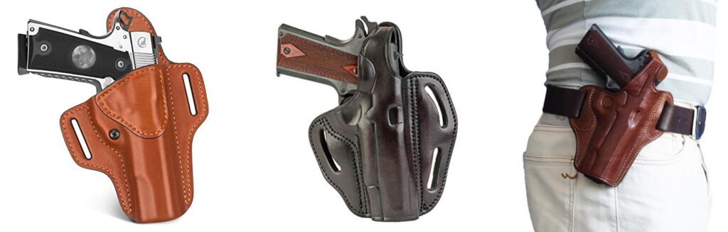 Leather Holster For 1911 combined image