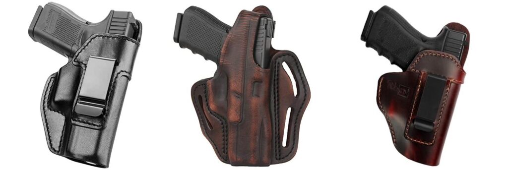 Leather Holster For Glock 19 combined image