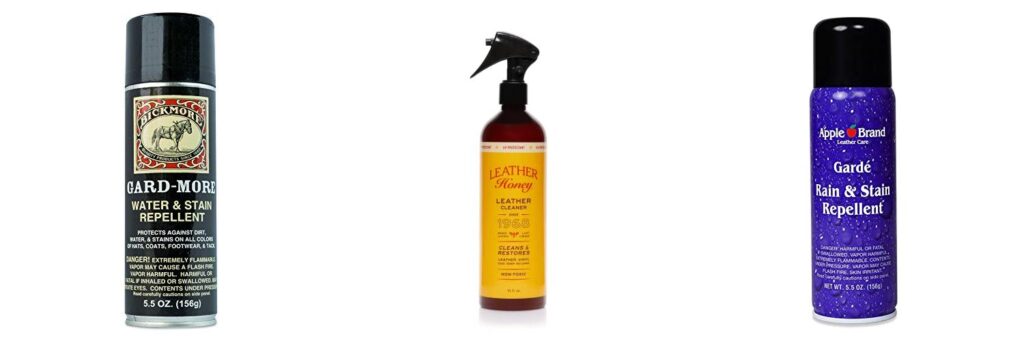 Leather Jacket Protector Spray combined image