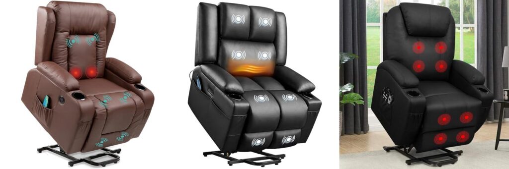 Leather Lift Chair combined image