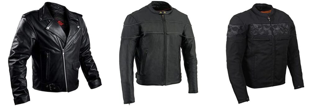 Leather Motorcycle Jackets combined image