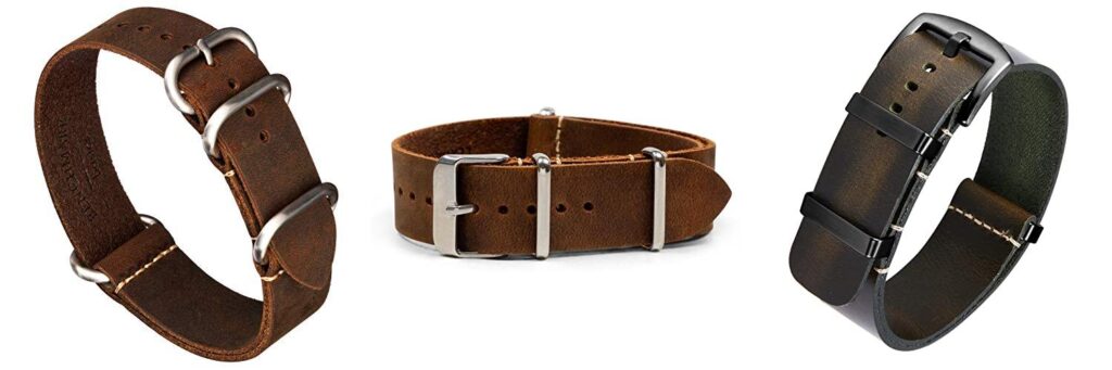 Leather Nato Strap combined image