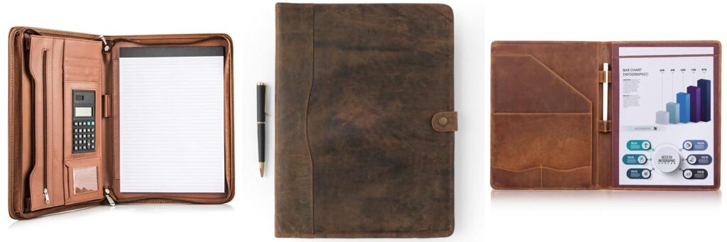 Leather Portfolio For Lawyers combined image