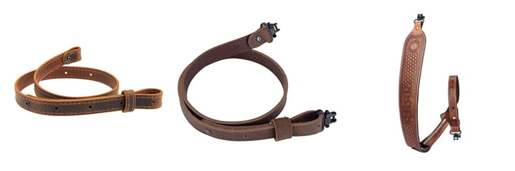 Leather Rifle Sling combined image