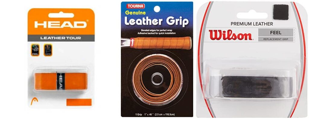 Leather Tennis Grip combined image