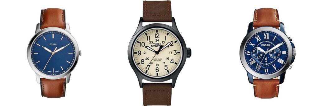 Leather Watch combined image