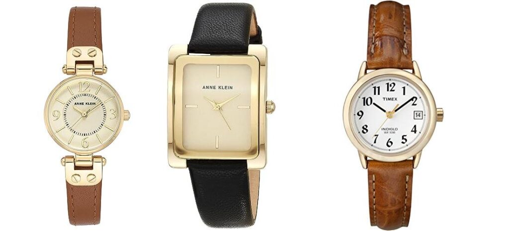 Leather Watches For Women combined image
