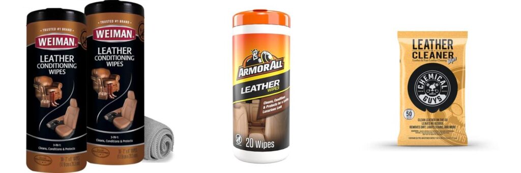 Leather Wipes For Car combined image