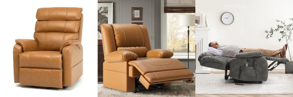 Quality Leather Recliners combined image
