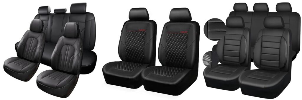 Seat Covers Leather Seats combined image