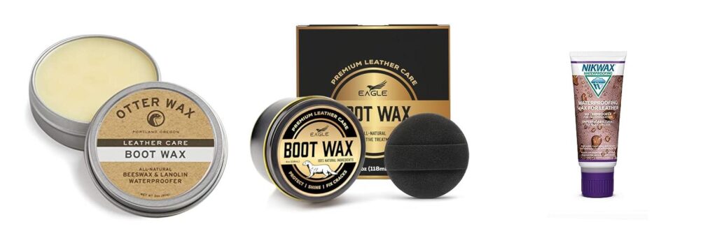 Waterproofing Wax For Leather Boots combined image