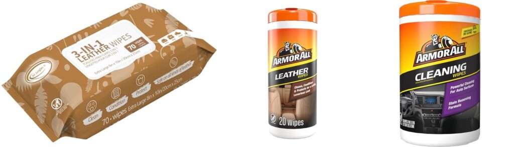 Wipes For Car Interior Leather combined image