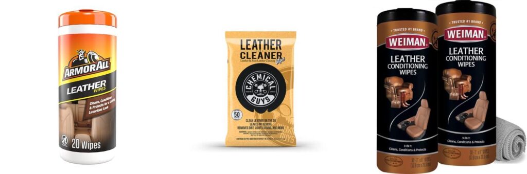 Wipes For Car Leather combined image