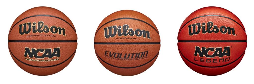 28.5 Leather Basketball combined image