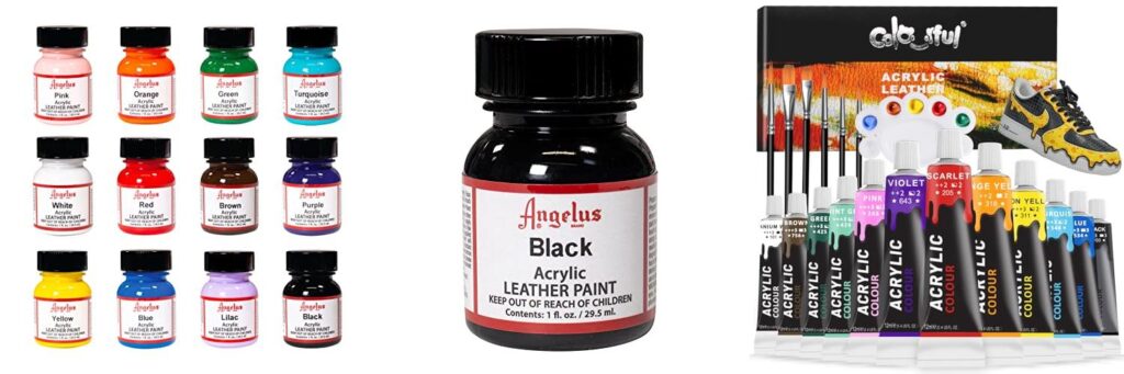 Acrylic Paint For Leather Shoes combined image