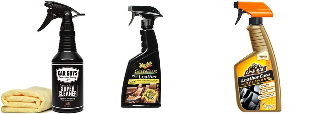 Car Leather Sheet Cleaner combined image