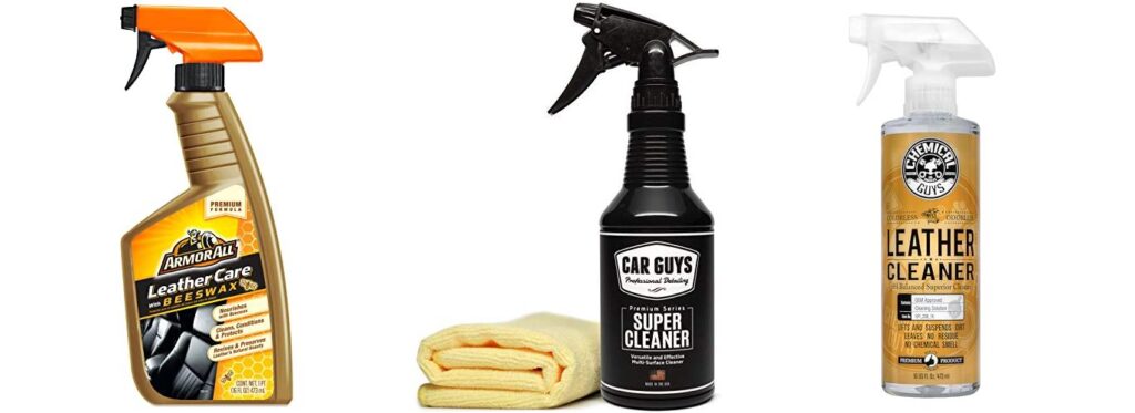 Cleaner For Car Leather combined image
