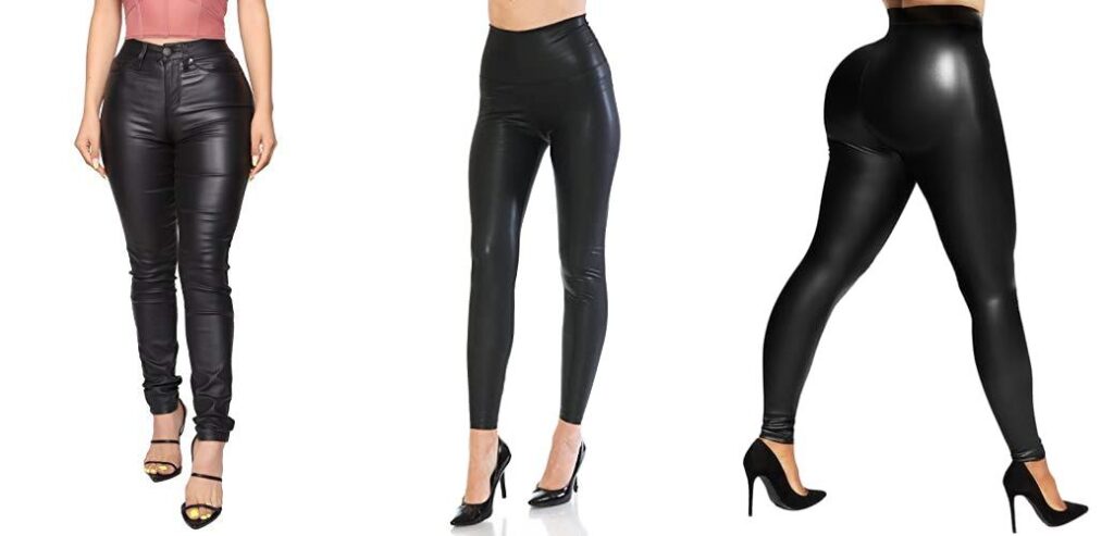 Faux Leather Pants combined image