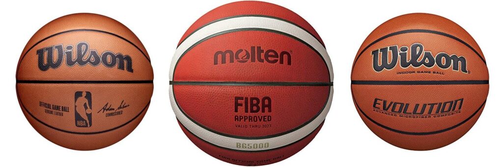 Genuine Leather Basketball combined image