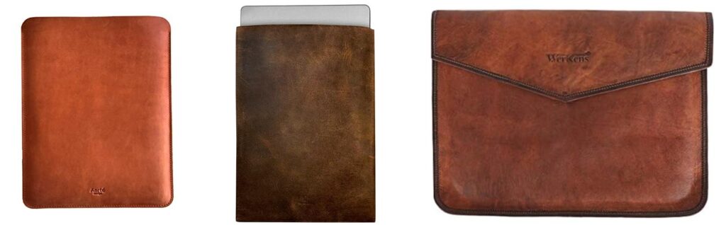 Genuine Leather Laptop Sleve combined image