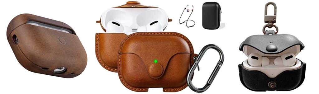 Leather Airpod Pro Case combined image