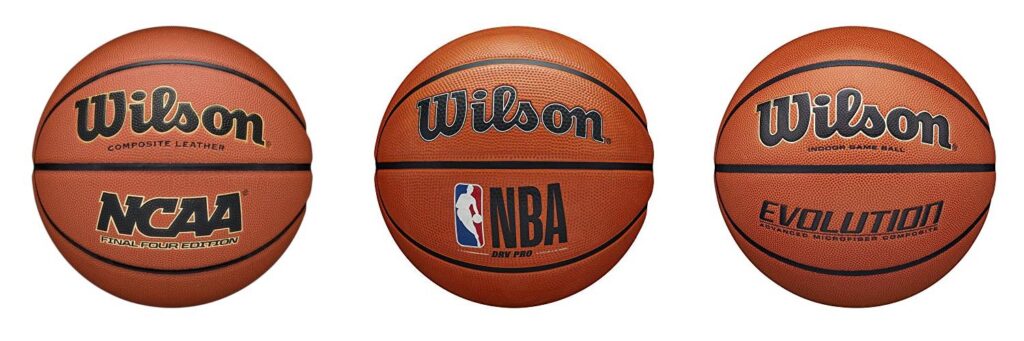 Leather Basketball combined image