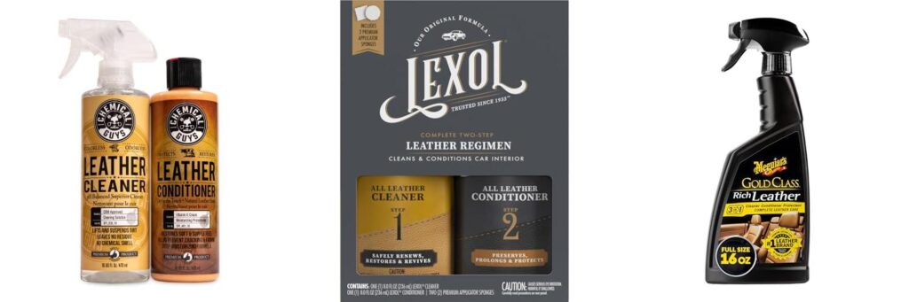 Leather Car Seat Cleaner And Conditioner combined image