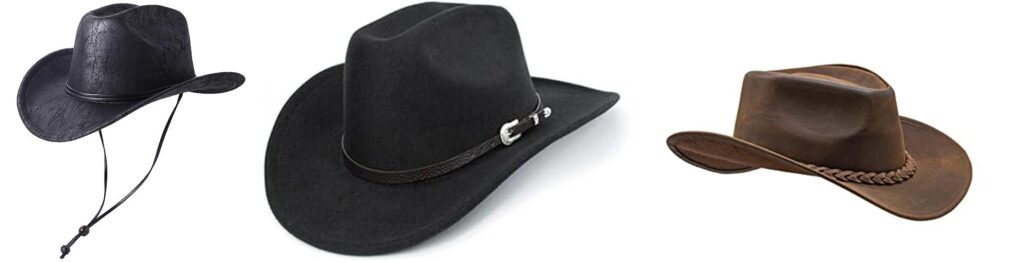 Leather Cowboy Hats combined image