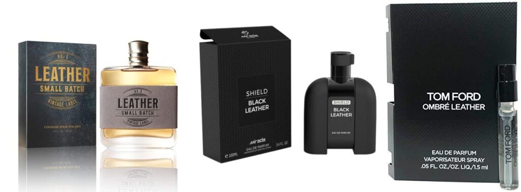 Leather Fragrance For Men combined image