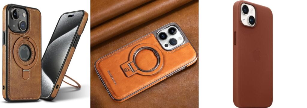 Leather Iphone Case Magsafe combined image