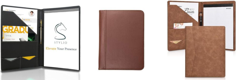 Leather Padfolio combined image