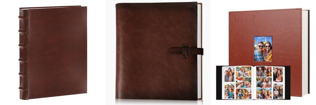 Leather Photo Albums combined image