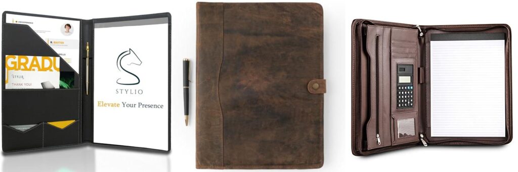 Leather Portfolio combined image 1