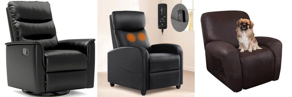 Leather Recliners For The Money combined image 1