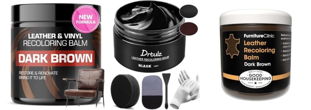 Leather Recoloring Balm combined image