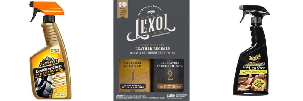 Leather Seat Care combined image