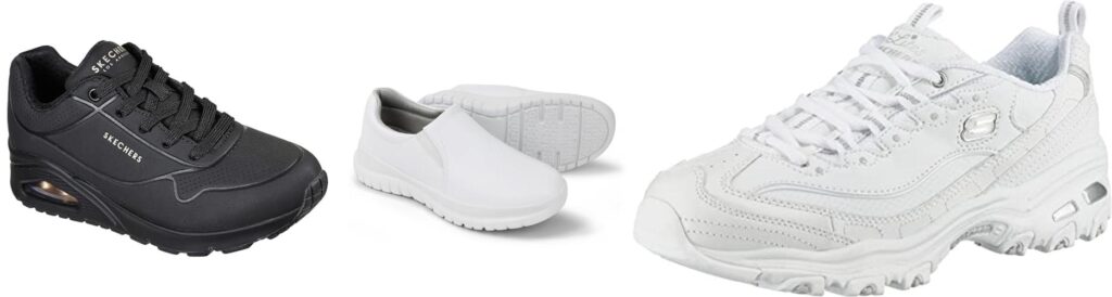 Leather Shoes For Nurses combined image